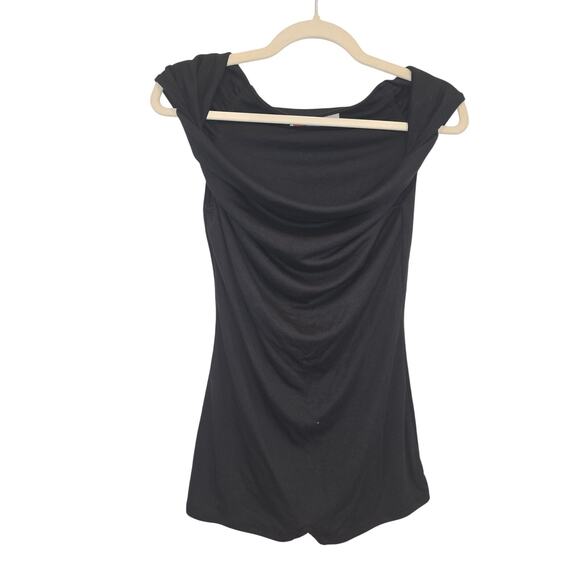 Free People Pants - Free People Beach Black Romper Size XS preloved in great condition.